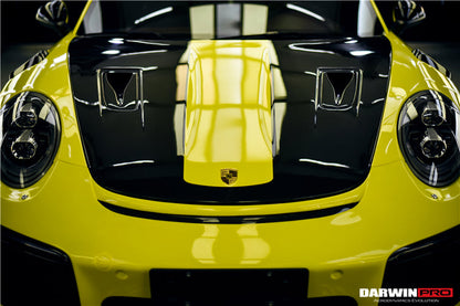 Capó de fibra de carbono DarwinPRO 2013-2019 para Porsche 911 991 Carrera, C2, C2S, C4, C4S, Targa, GT3 y Turbo GT2RS