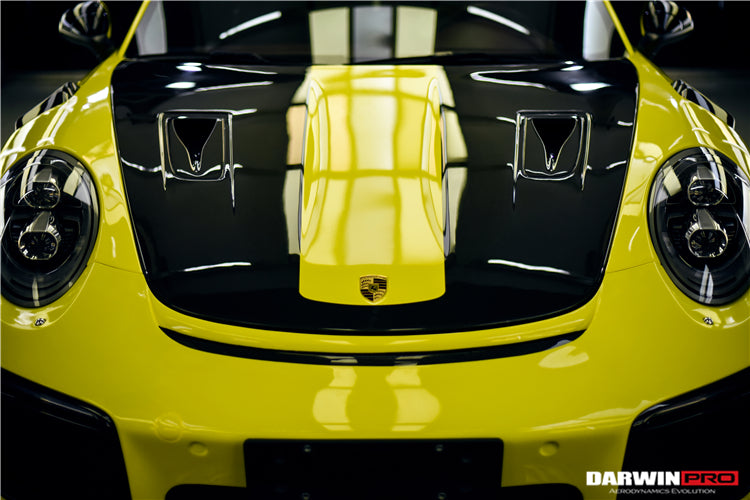 Capó de fibra de carbono DarwinPRO 2013-2019 para Porsche 911 991 Carrera, C2, C2S, C4, C4S, Targa, GT3 y Turbo GT2RS