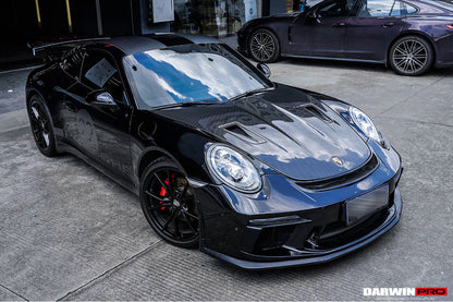 Capó de fibra de carbono DarwinPRO 2013-2019 para Porsche 911 991 Carrera, C2, C2S, C4, C4S, Targa, GT3 y Turbo GT2RS
