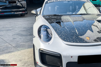 Capó de fibra de carbono DarwinPRO 2013-2019 para Porsche 911 991 Carrera, C2, C2S, C4, C4S, Targa, GT3 y Turbo GT2RS