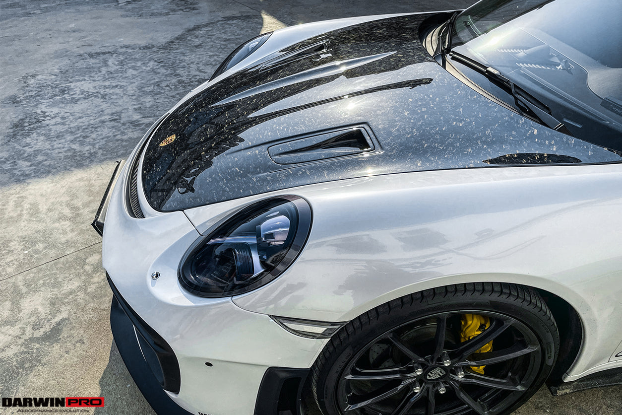 Capó de fibra de carbono DarwinPRO 2013-2019 para Porsche 911 991 Carrera, C2, C2S, C4, C4S, Targa, GT3 y Turbo GT2RS