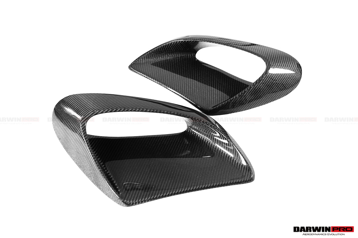 Tomas de aire laterales de fibra de carbono estilo Porsche 991 Turbo S GT2RS DarwinPRO 2013-2019