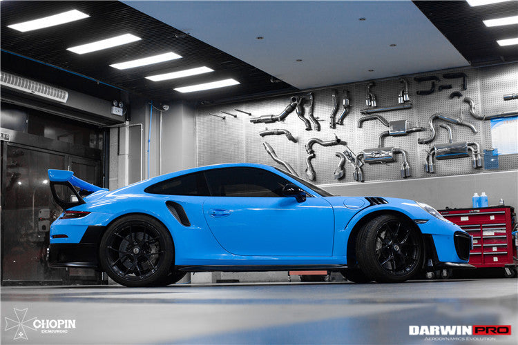 DarwinPRO 2013-2019 Porsche 991 Turbo S GT2RS Carbon Fiber Side Skirts