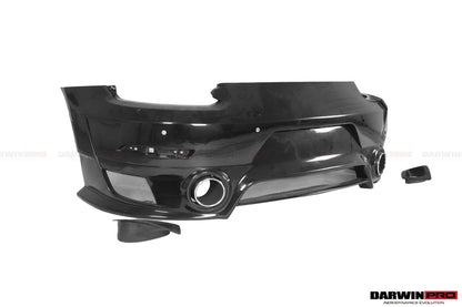 Parachoques trasero parcial de fibra de carbono DarwinPRO 2013-2019 Porsche 911 991 Turbo S GT2RS
