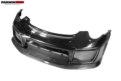 DarwinPRO 2013-2019 Porsche 911 991 Turbo S GT2RS Style Partial Carbon Fiber Front Bumper and Fender
