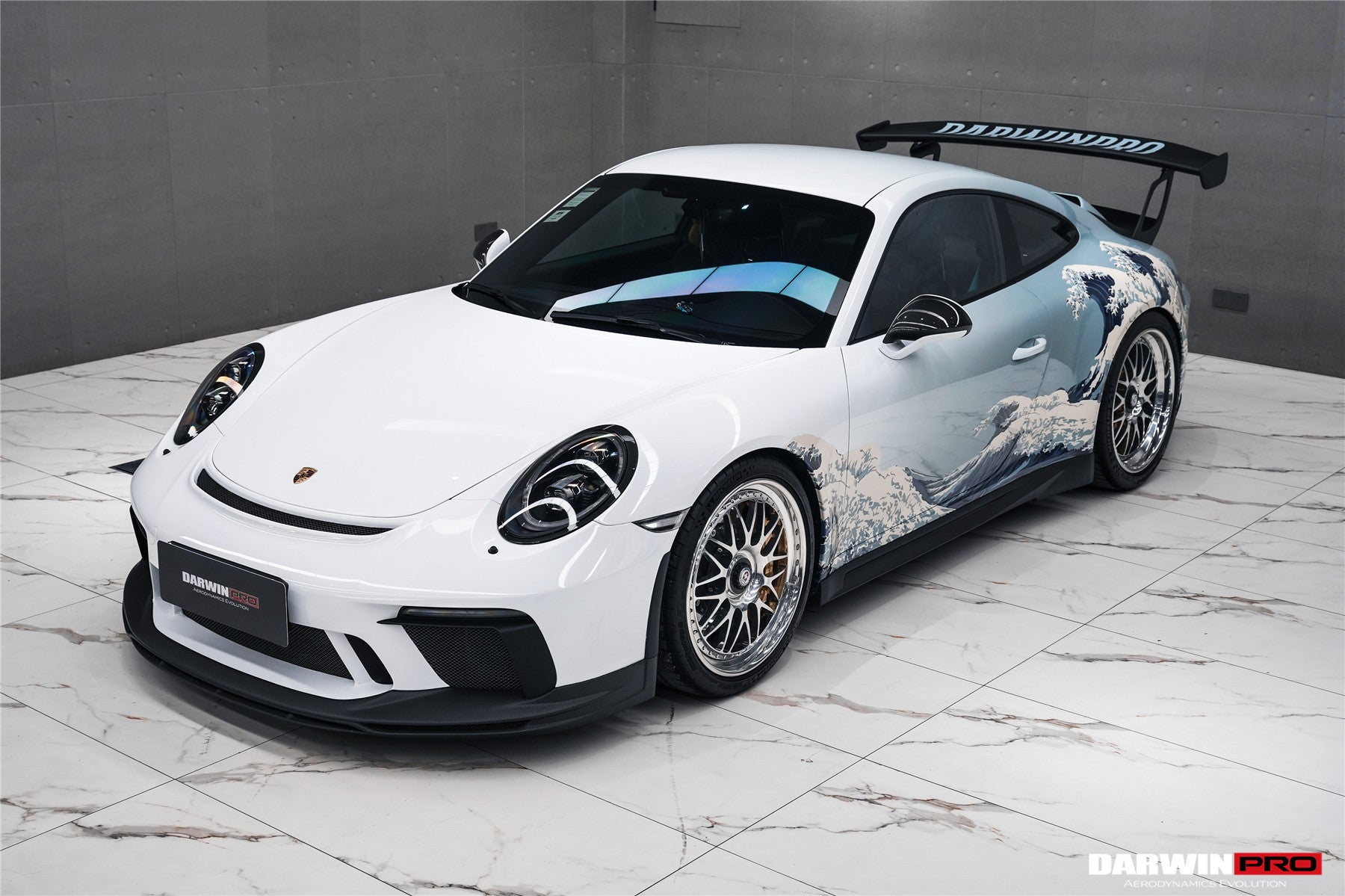 DarwinPRO 2017-2019 Porsche 911 991.2 GT3 Solo kit de carrocería blanda de fibra de carbono estilo BKSS