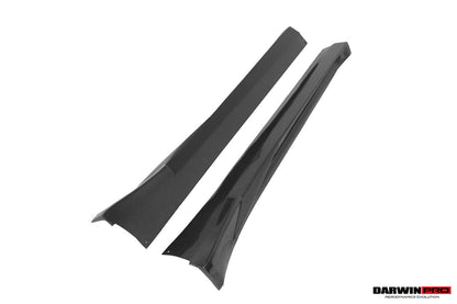 Faldones laterales de fibra de carbono DarwinPRO 2017-2019 Porsche 911 991.2 GT3 solo estilo BKSS