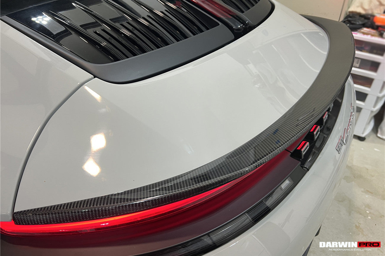 DarwinPRO 2019-2023 Porsche 911 992 Carrera S 4 4S Targa Cabriolet BKSS Style Trunk Wing