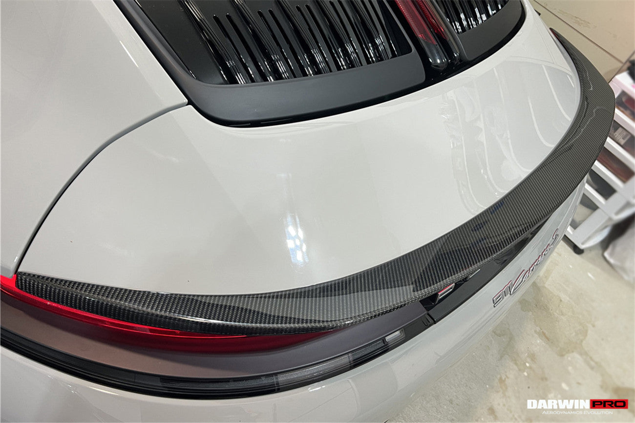 DarwinPRO 2019-2023 Porsche 911 992 Carrera S 4 4S Targa Cabriolet BKSS Style Trunk Wing