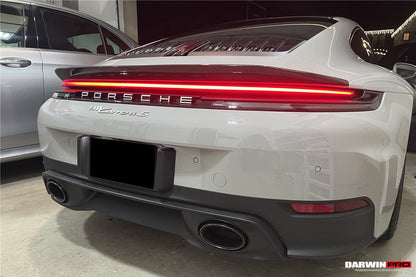 DarwinPRO 2019-2023 Porsche 911 992 Carrera S 4 4S Targa Cabriolet BKSS Style Trunk Wing