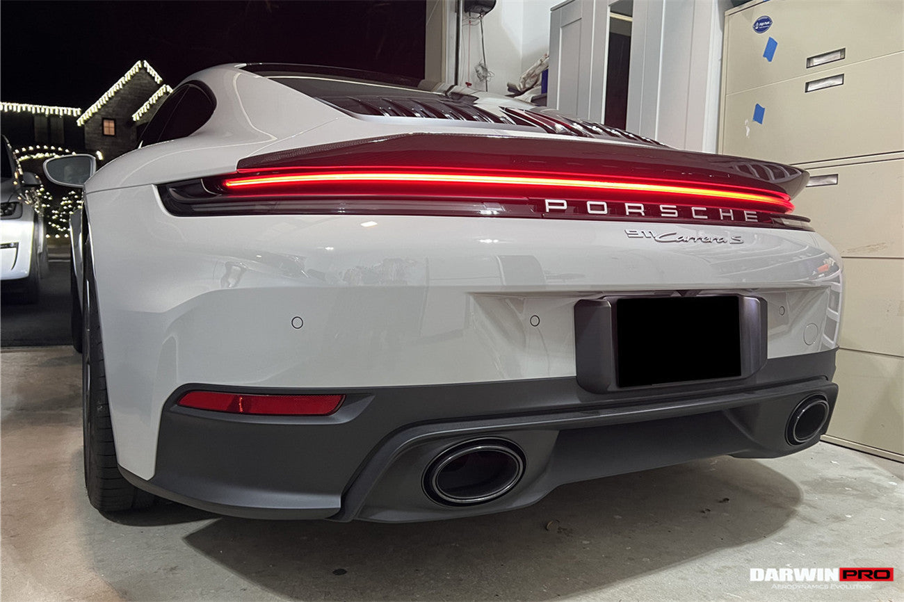 DarwinPRO 2019-2023 Porsche 911 992 Carrera S 4 4S Targa Cabriolet BKSS Style Trunk Wing
