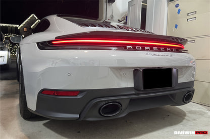 DarwinPRO 2019-2023 Porsche 911 992 Carrera S 4 4S Targa Cabriolet BKSS Style Trunk Wing