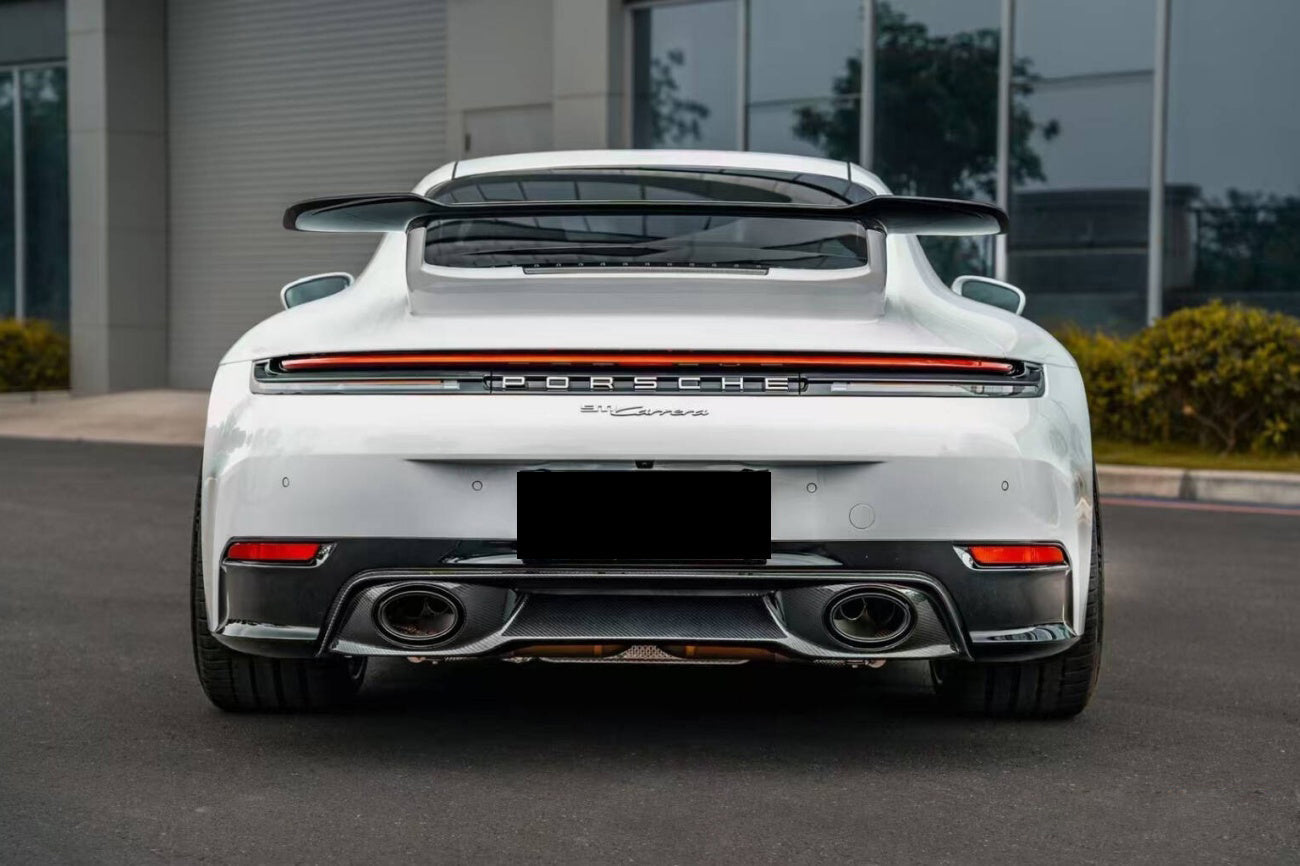 DarwinPRO 2024-UP Porsche 992.2 Facelift Carrera 2C 4C Coupe Cabriolet OE Style Rear Didffuser