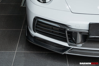 DarwinPRO 2019-2023 Porsche 911 992 Carrera S & 4 & 4S & Targa & Cabriolet BKSS Style Front Middle Lip
