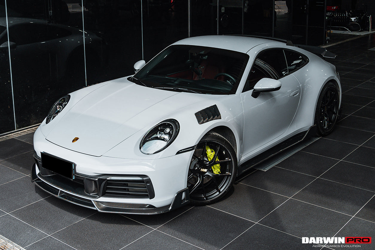 DarwinPRO 2019-2023 Porsche 911 992 Carrera S & 4 & 4S & Targa & Cabriolet BKSS Style Front Lip