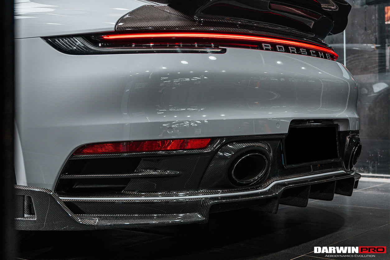 DarwinPRO 2019-2023 Porsche 911 992 Carrera S & 4 & 4S & Targa & Cabriolet BKSS Style Rear Lip