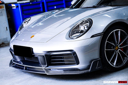 DarwinPRO 2019-2023 Porsche 911 992 Carrera S & 4 & 4S & Targa & Cabriolet BKSS Style Front Lip