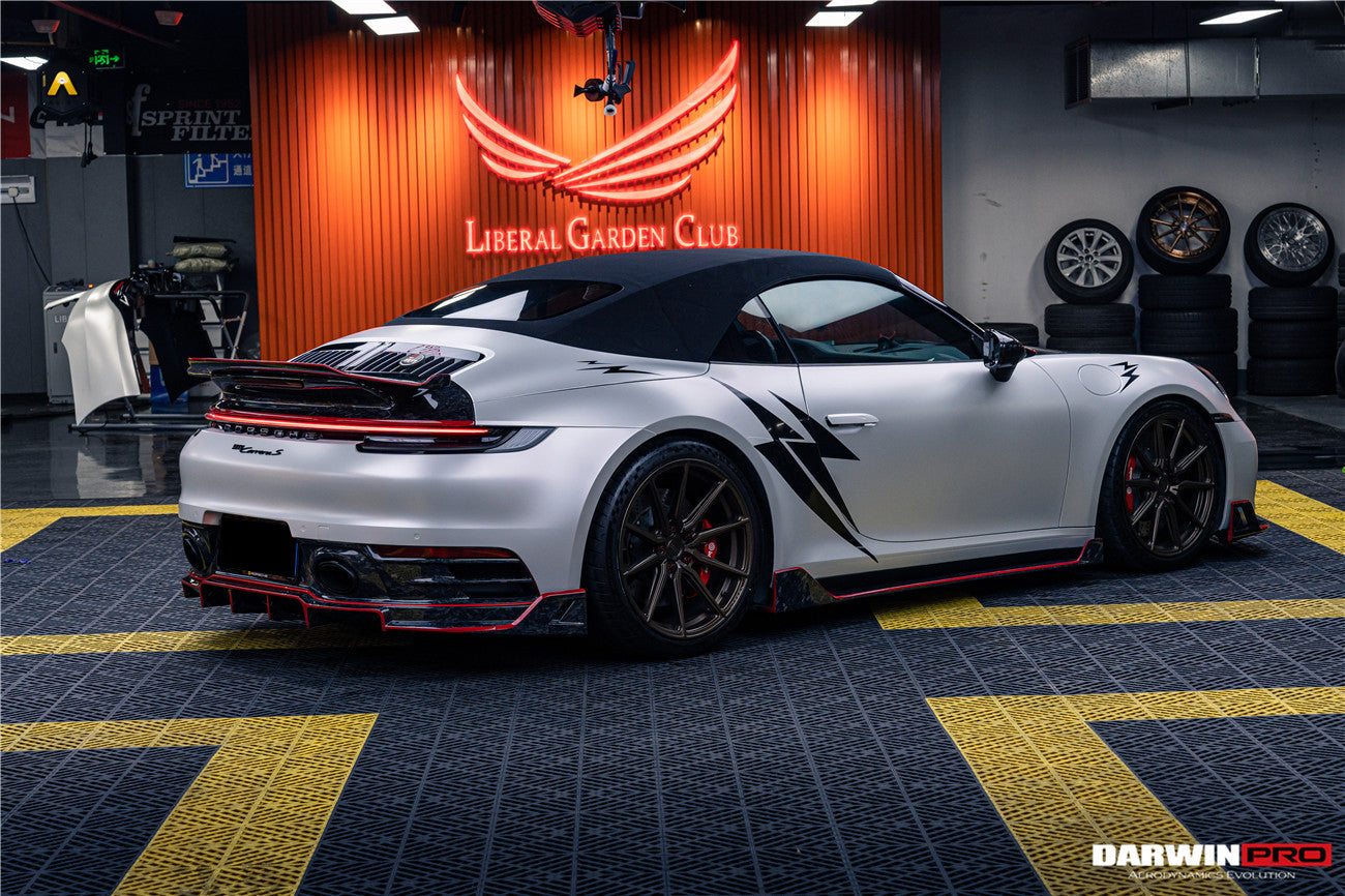 DarwinPRO 2019-2023 Porsche 911 992 Carrera S & 4 & 4S & Targa & Cabriolet BKSS Style Rear Lip