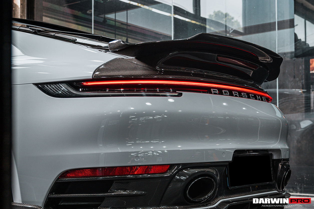 DarwinPRO 2019-2023 Porsche 911 992 Carrera S & 4 & 4S BKSSII Style Trunk Wing