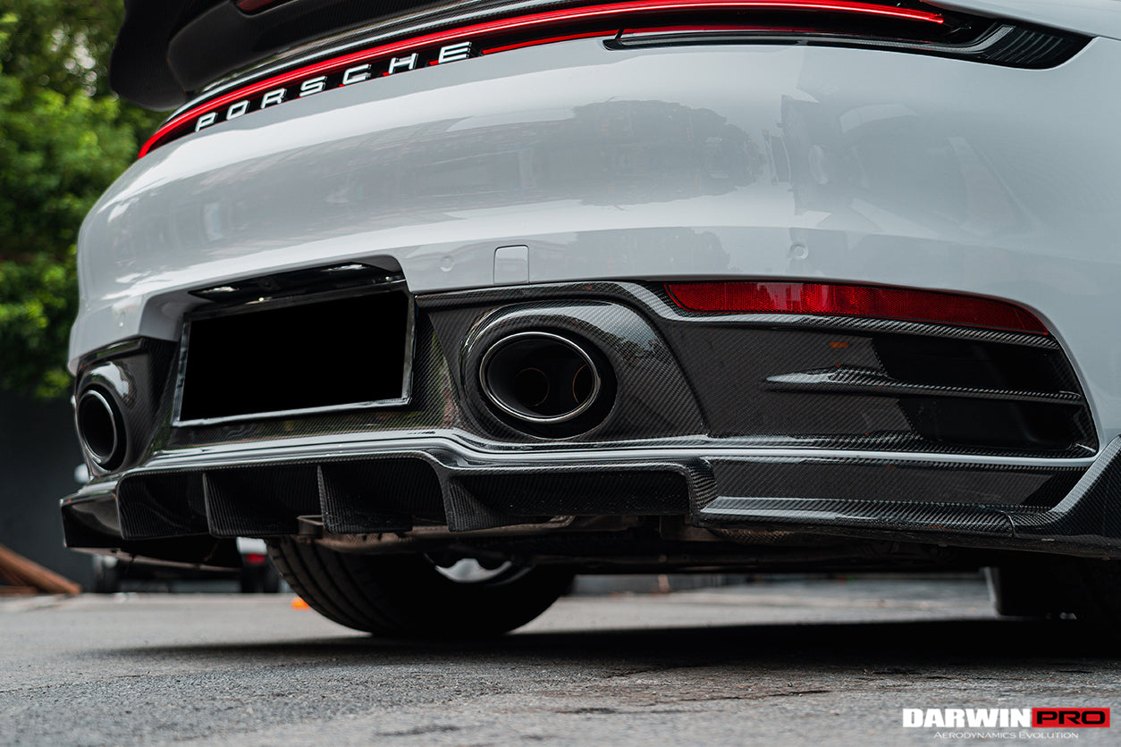 DarwinPRO 2019-2023 Porsche 911 992 Carrera S & 4 & 4S & Targa & Cabriolet OE Style Rear Diffuser