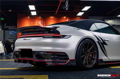 DarwinPRO 2019-2023 Porsche 911 992 Carrera S & 4 & 4S & Targa & Cabriolet BKSS Style Rear Lip