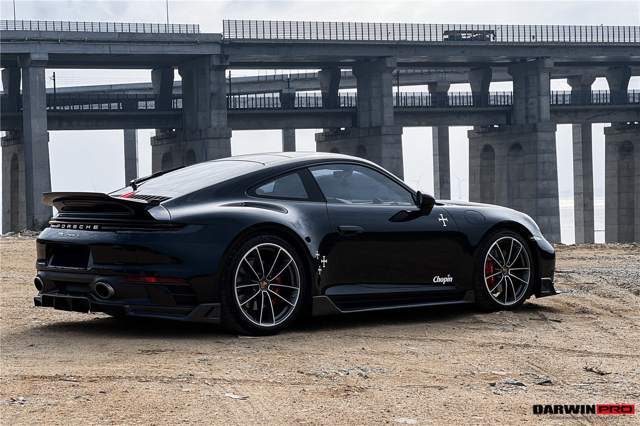 DarwinPRO 2019-2023 Porsche 911 992 Carrera S & 4 & 4S BKSSII Style Trunk Wing