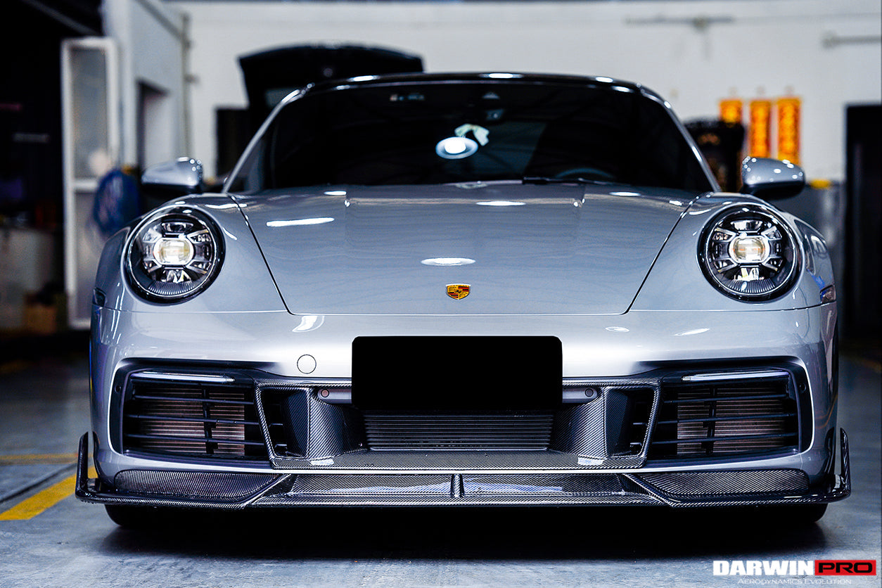 DarwinPRO 2019-2023 Porsche 911 992 Carrera S & 4 & 4S & Targa & Cabriolet BKSS Style Front Lip