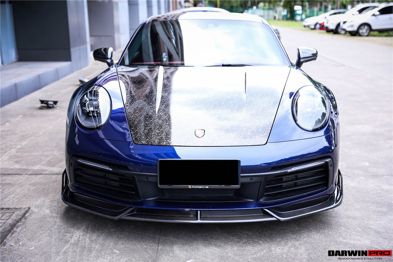 DarwinPRO 2019-2023 Porsche 911 992 Carrera S & 4 & 4S & Targa & Cabriolet BKSS Style Front Lip