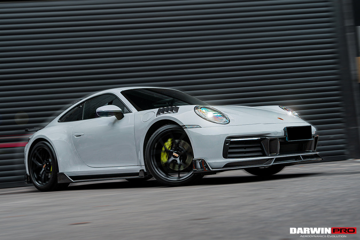 Faldones laterales DarwinPRO 2019-2023 Porsche 911 992 Carrera S, 4, 4S, Targa y Cabriolet estilo BKSS