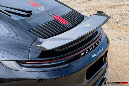 DarwinPRO 2019-2023 Porsche 911 992 Carrera S & 4 & 4S BKSSII Style Trunk Wing