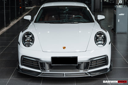 DarwinPRO 2019-2023 Porsche 911 992 Carrera S & 4 & 4S & Targa & Cabriolet BKSS Style Front Middle Lip