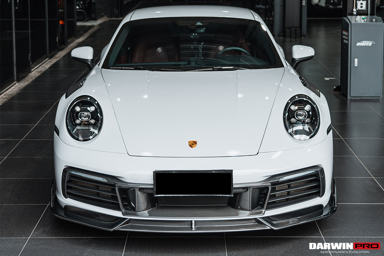 DarwinPRO 2019-2023 Porsche 911 992 Carrera S & 4 & 4S & Targa & Cabriolet BKSS Style Front Lip