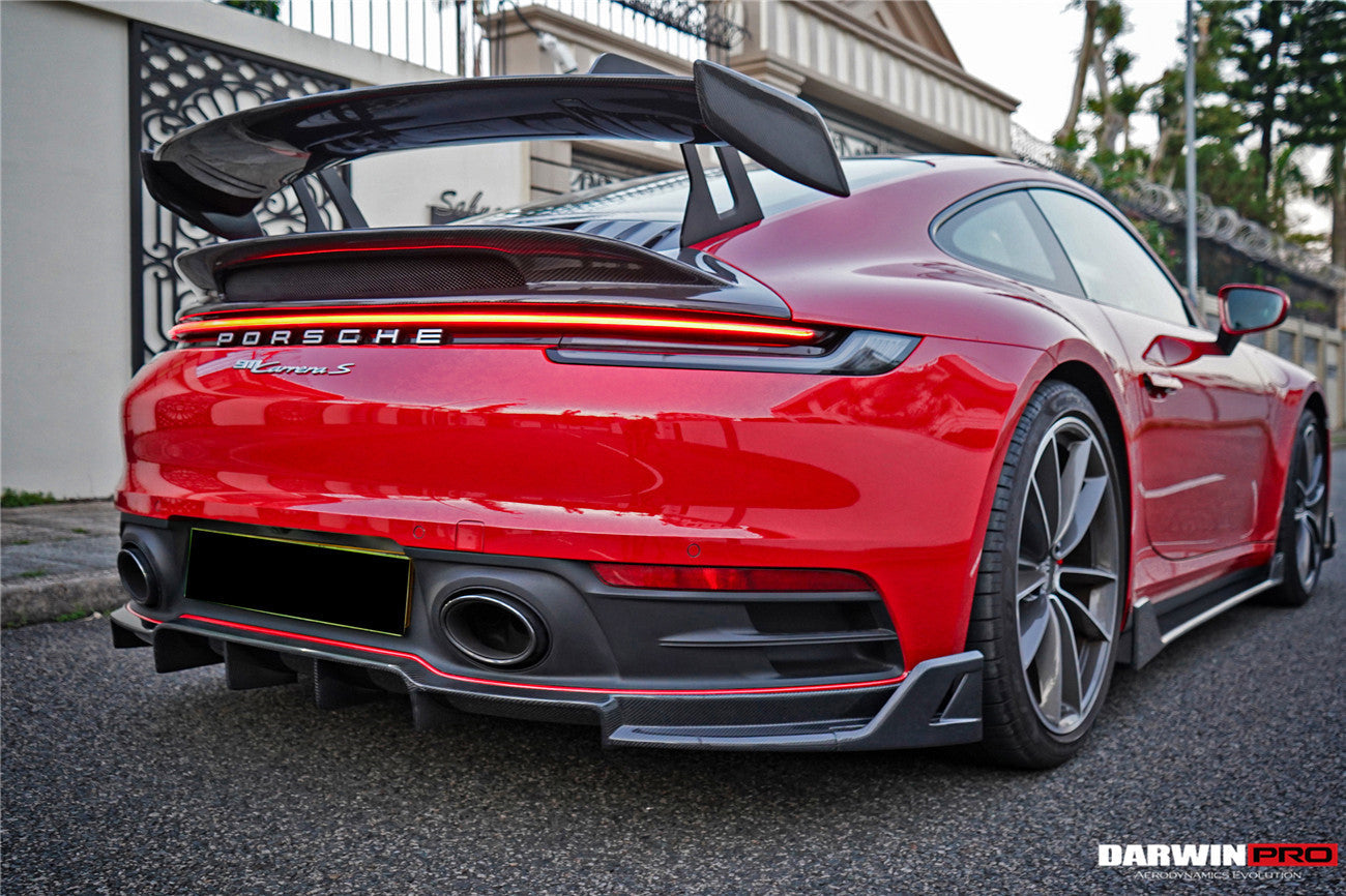 DarwinPRO 2019-2024 Porsche 911 992 Carrera & S & 4S GT3 Style Trunk Spoiler Wing