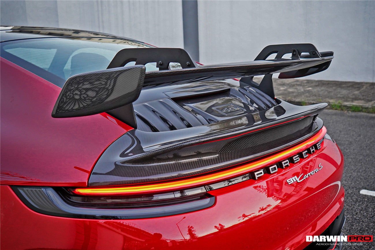 DarwinPRO 2019-2024 Porsche 911 992 Carrera & S & 4S GT3 Style Trunk Spoiler Wing