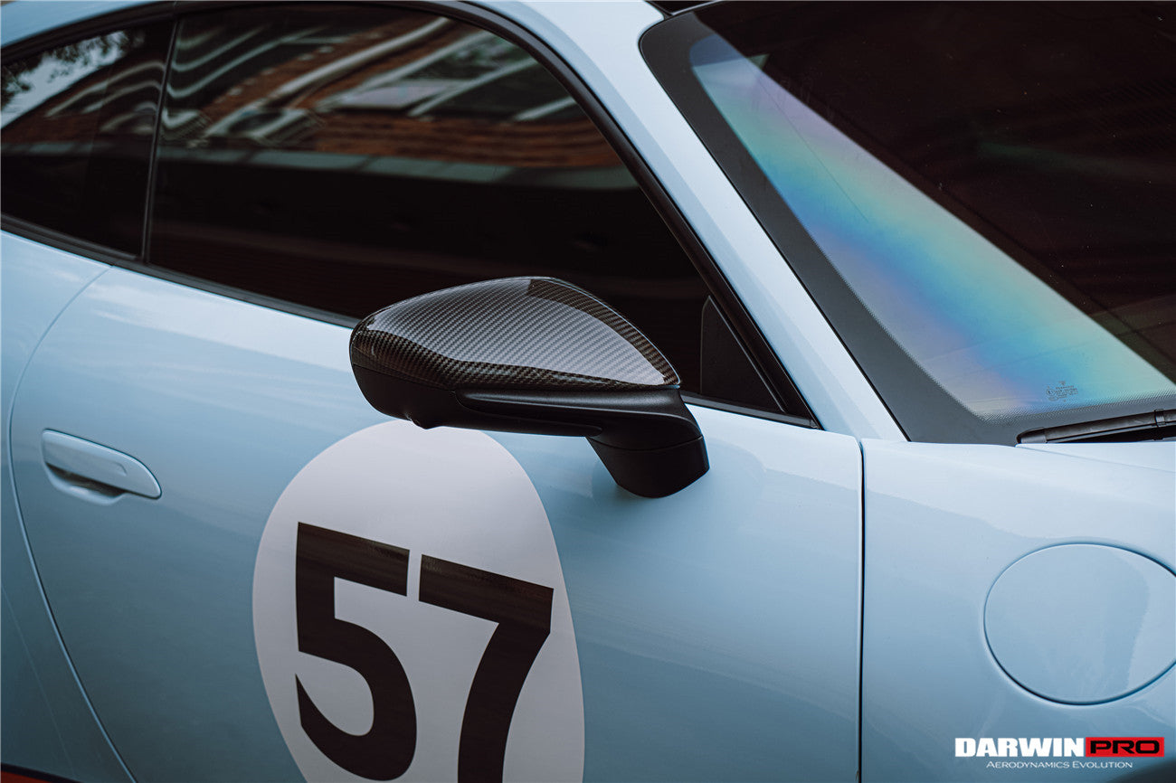 DarwinPRO 2019-2024 Porsche 911 992 Carrera & Targa & Turbo & Cabriolet & Taycan OE Style Mirror Housing Replacement