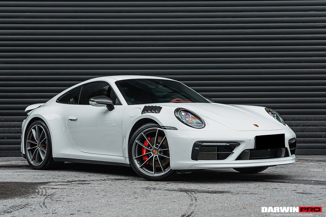 Guardabarros delantero DarwinPRO 2019-2023 Porsche 911 992 Carrera S, 4, 4S, Targa y Cabriolet estilo BKSS