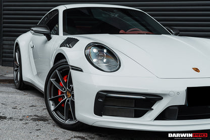 Guardabarros delantero DarwinPRO 2019-2023 Porsche 911 992 Carrera S, 4, 4S, Targa y Cabriolet estilo BKSS