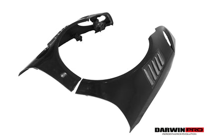 Guardabarros delantero DarwinPRO 2019-2023 Porsche 911 992 Carrera S, 4, 4S, Targa y Cabriolet estilo BKSS