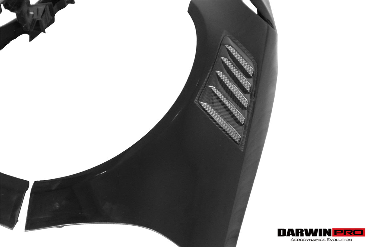 Guardabarros delantero DarwinPRO 2019-2023 Porsche 911 992 Carrera S, 4, 4S, Targa y Cabriolet estilo BKSS