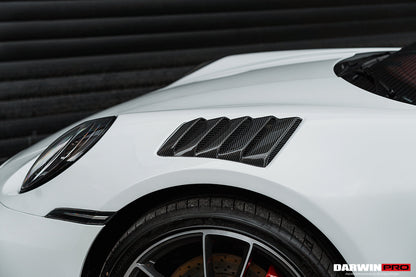 Guardabarros delantero DarwinPRO 2019-2023 Porsche 911 992 Carrera S, 4, 4S, Targa y Cabriolet estilo BKSS