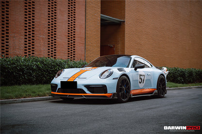 DarwinPRO 2019-2023 Porsche 911 992 Carrera Targa S 4 4S SD-Sport Design Modl BKSS Style Front Lip