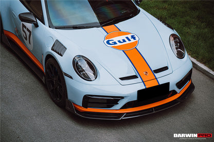 DarwinPRO 2019-2023 Porsche 911 992 Carrera Targa S 4 4S SD-Sport Design Modl BKSS Style Front Lip