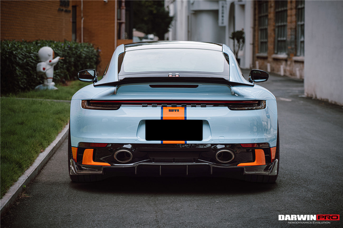 DarwinPRO 2019-2023 Porsche 911 992 Carrera S & 4 & 4S BKSSII Style Trunk Wing