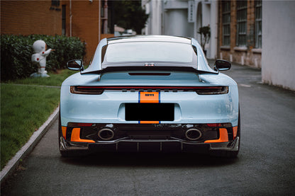 DarwinPRO 2019-2023 Porsche 911 992 Carrera y Targa S y 4 y 4S SD-Sport Design Modl BKSS Style Rear Lip