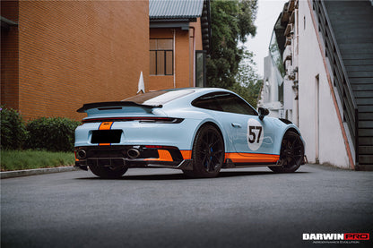 DarwinPRO 2019-2023 Porsche 911 992 Carrera y Targa S y 4 y 4S SD-Sport Design Modl BKSS Style Rear Lip