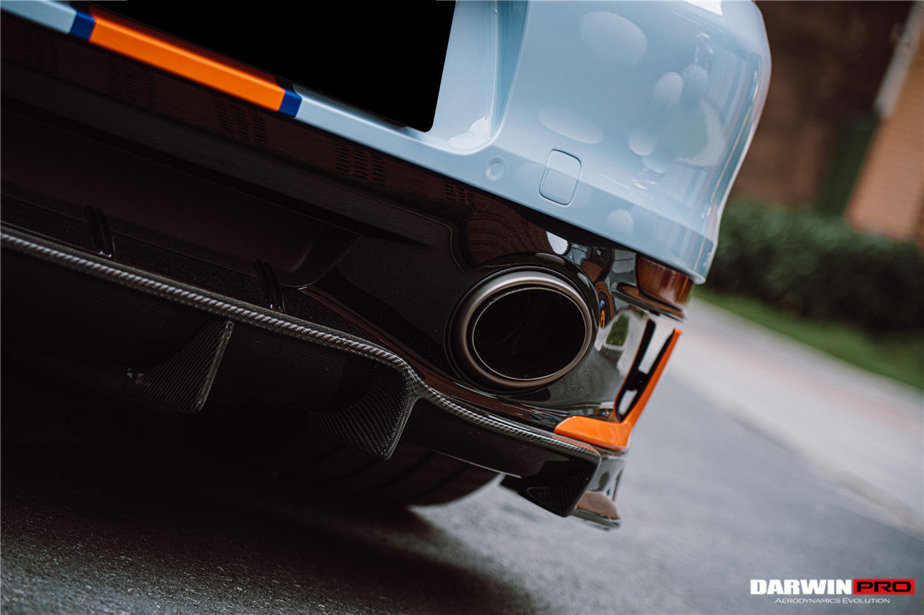 DarwinPRO 2019-2023 Porsche 911 992 Carrera y Targa S y 4 y 4S SD-Sport Design Modl BKSS Style Rear Lip