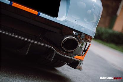 DarwinPRO 2019-2023 Porsche 911 992 Carrera y Targa S y 4 y 4S SD-Sport Design Modl BKSS Style Rear Lip