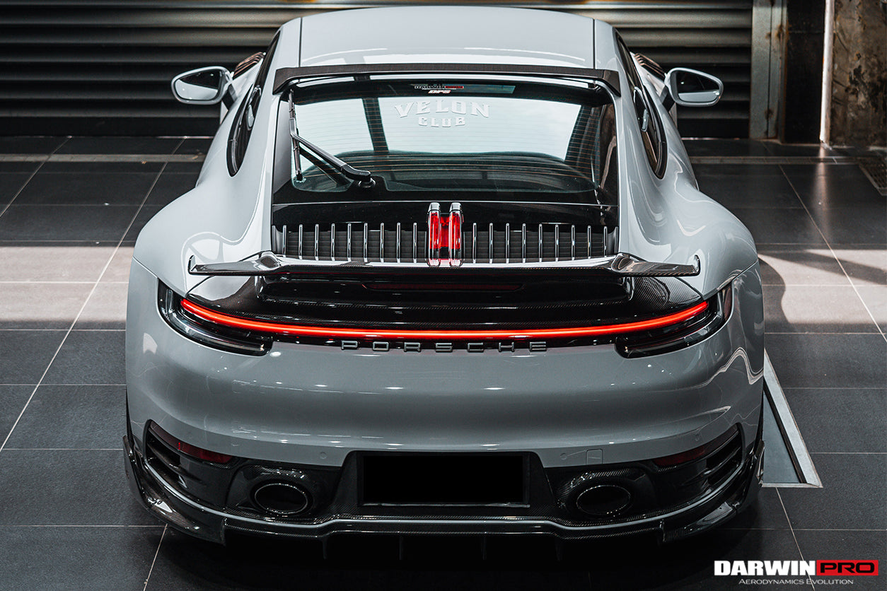 DarwinPRO 2019-2023 Porsche 911 992 2C 4C Carrera S 4 4S BKSS Style Carbon FIber Roof Spoiler