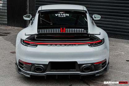 DarwinPRO 2019-2023 Porsche 911 992 2C 4C Carrera S 4 4S BKSS Style Carbon FIber Roof Spoiler