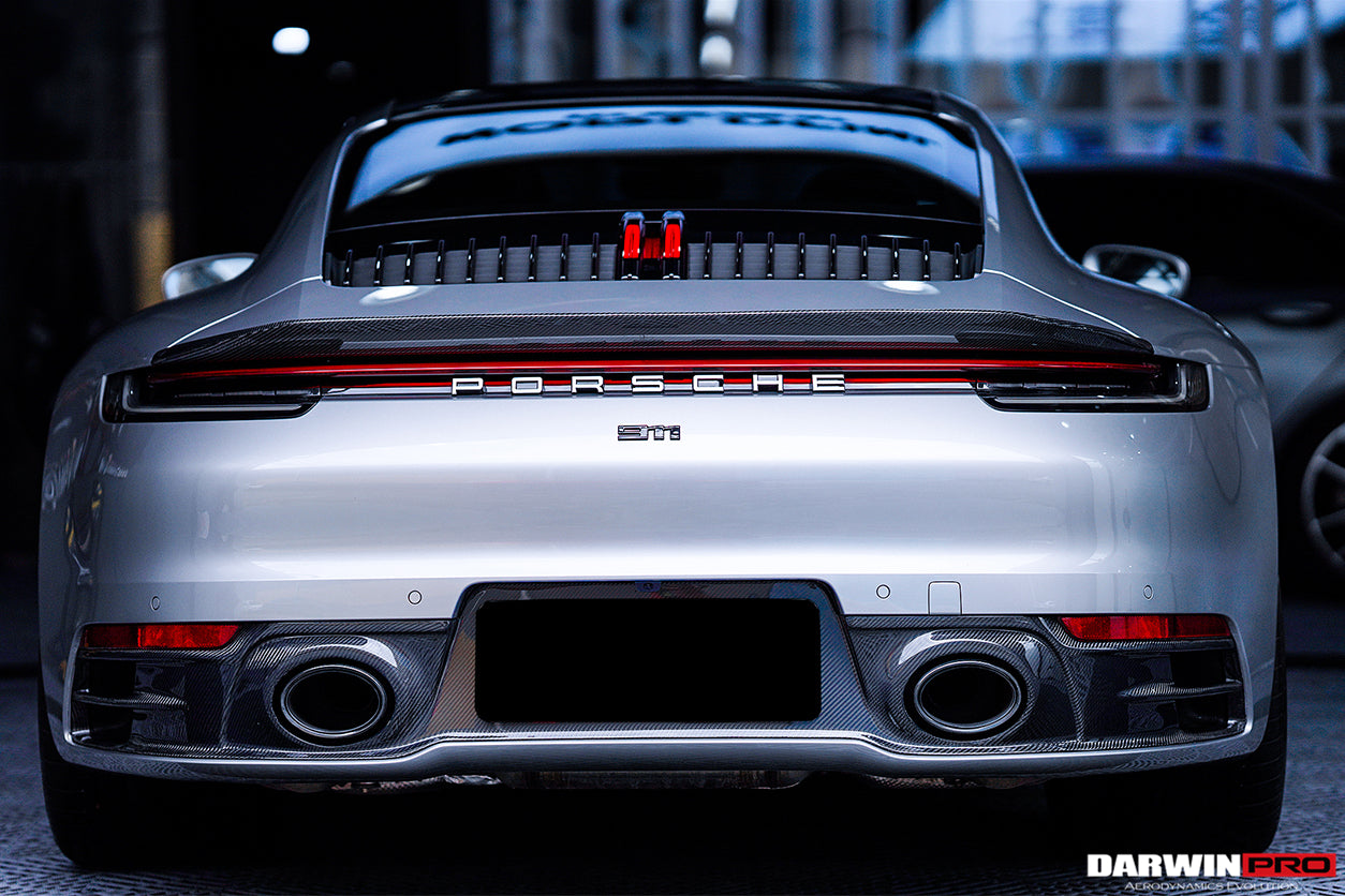 DarwinPRO 2019-2023 Porsche 911 992 Carrera S & 4 & 4S & Targa & Cabriolet OE Style Rear Diffuser